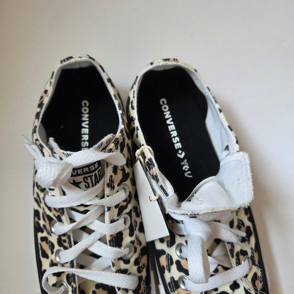 Converse Leopard Sneakers Size 6 - Picture 5 of 11